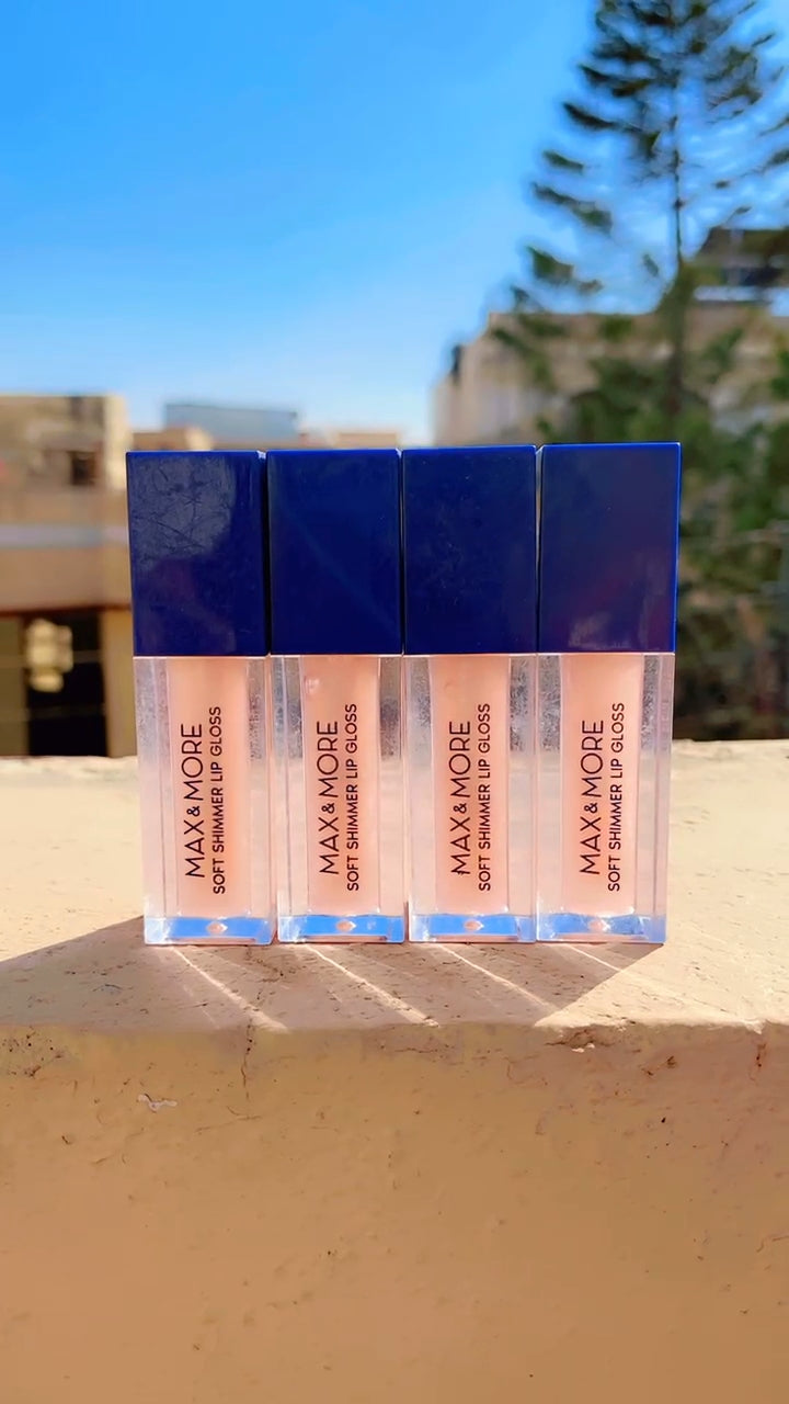 Max and More Soft Shimmer Lipgloss-Shade-Soft Pink