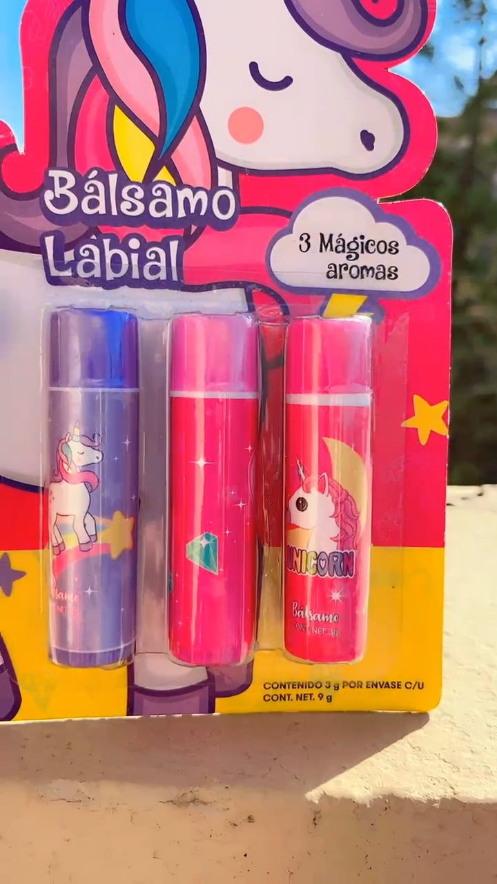 Lip Balm Balsamo Labial 3 Magic Aromas