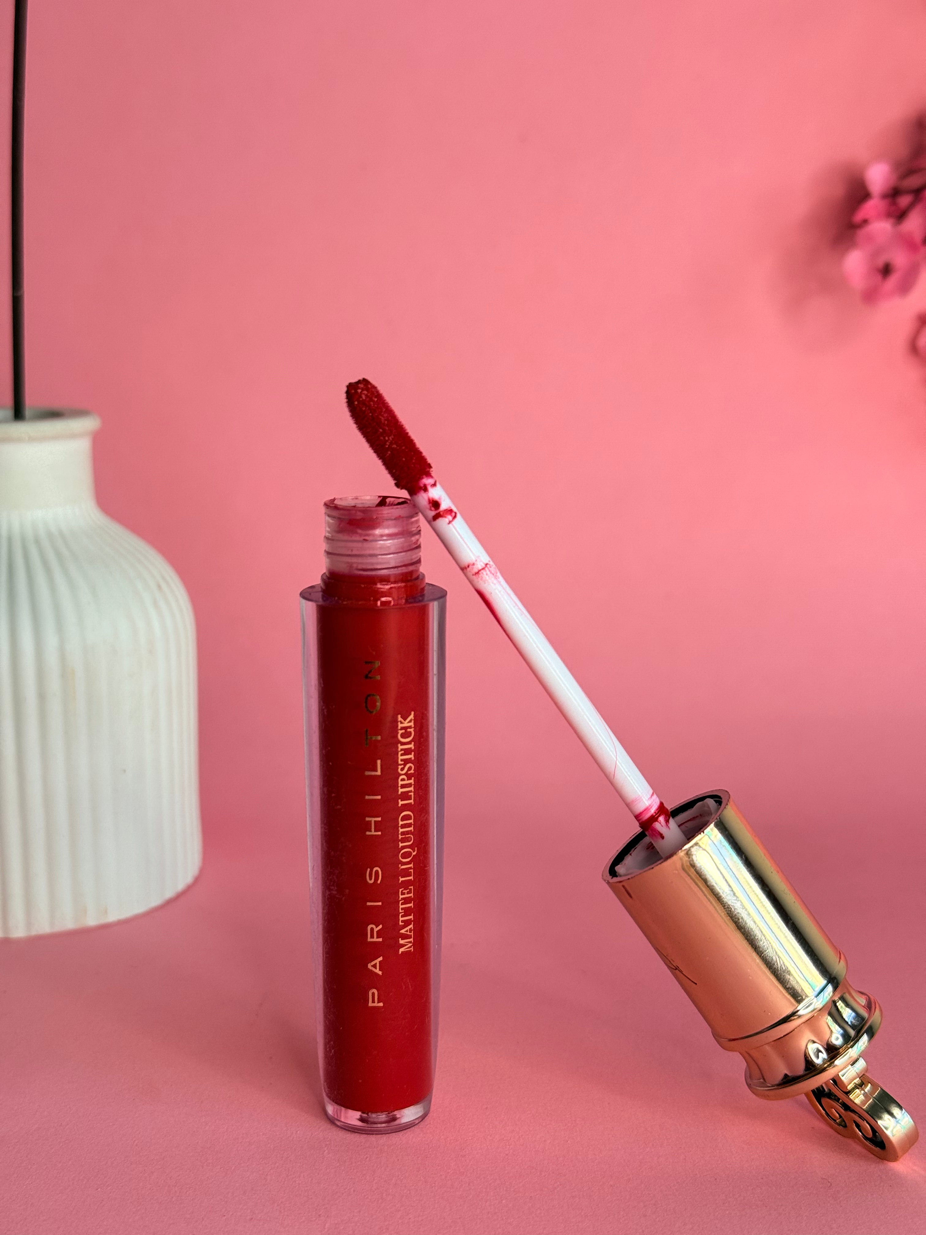 Paris Hilton Matte Liquid Lipstick-Shade-Red